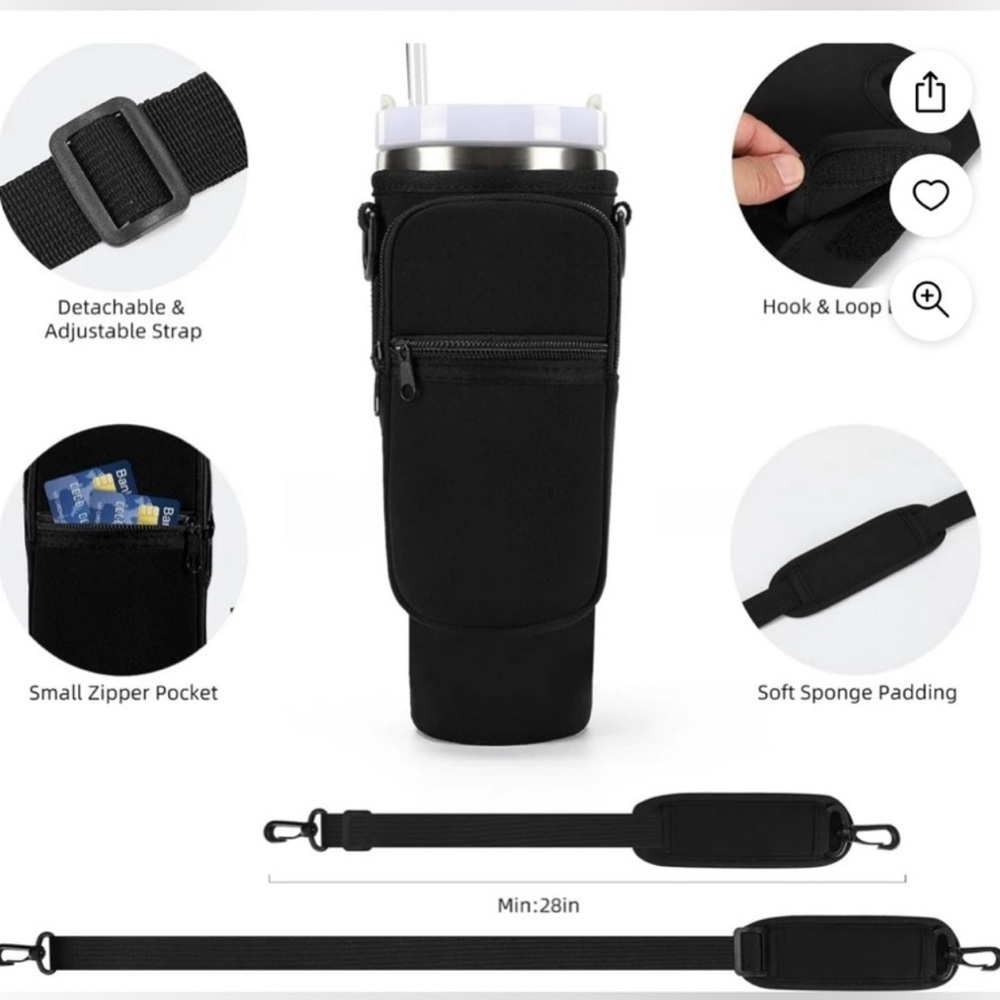 NEW Premium Neoprene Insulated Cup- Fits 30oz & 40oz Cups. UNISEX